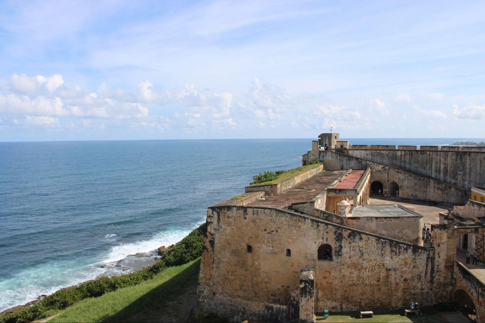 Castillo San Felipe del Morro — six stories of 16th-century fortress.