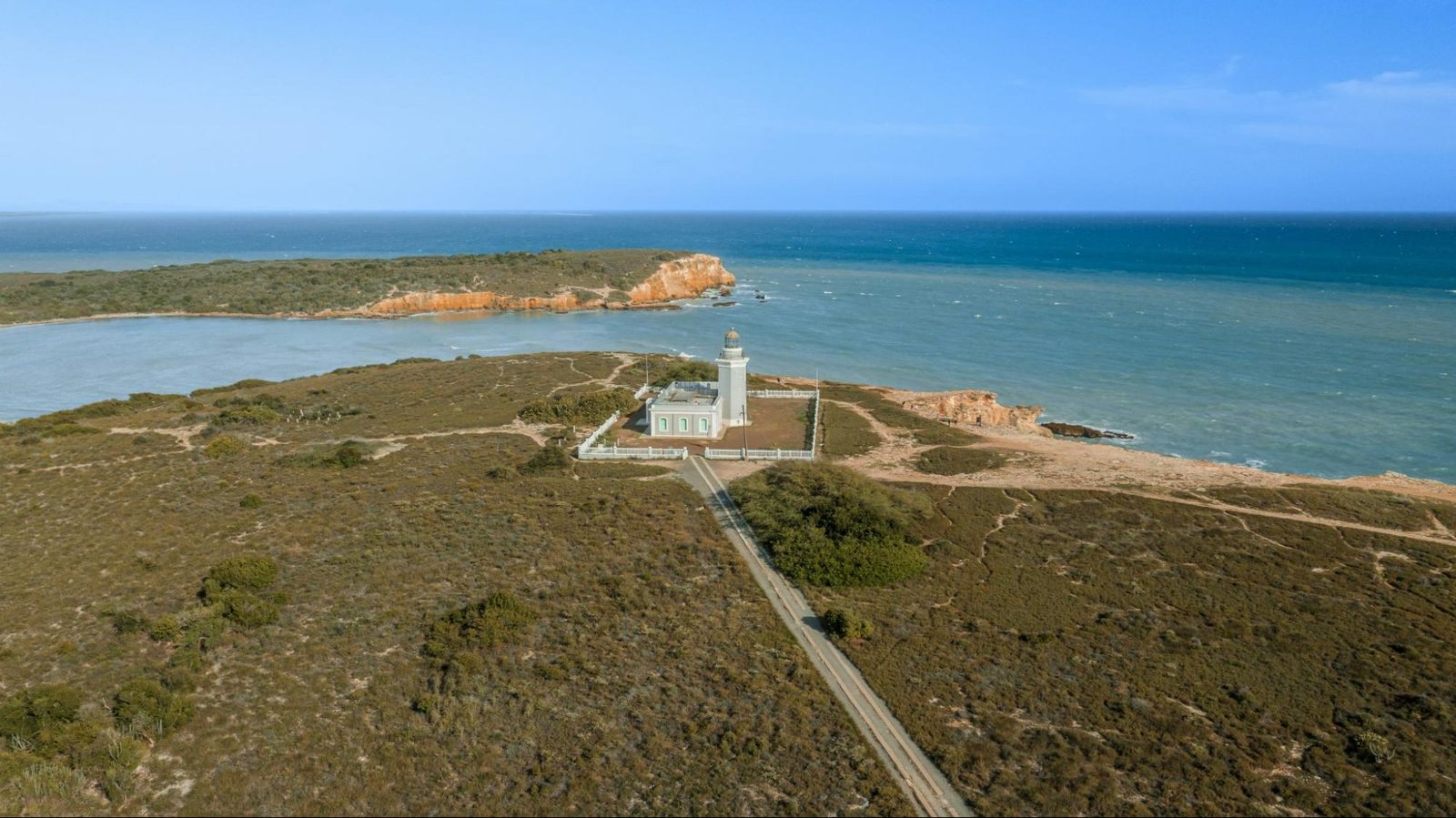 Cabo Rojo — pink salt flats and a 1882 lighthouse.