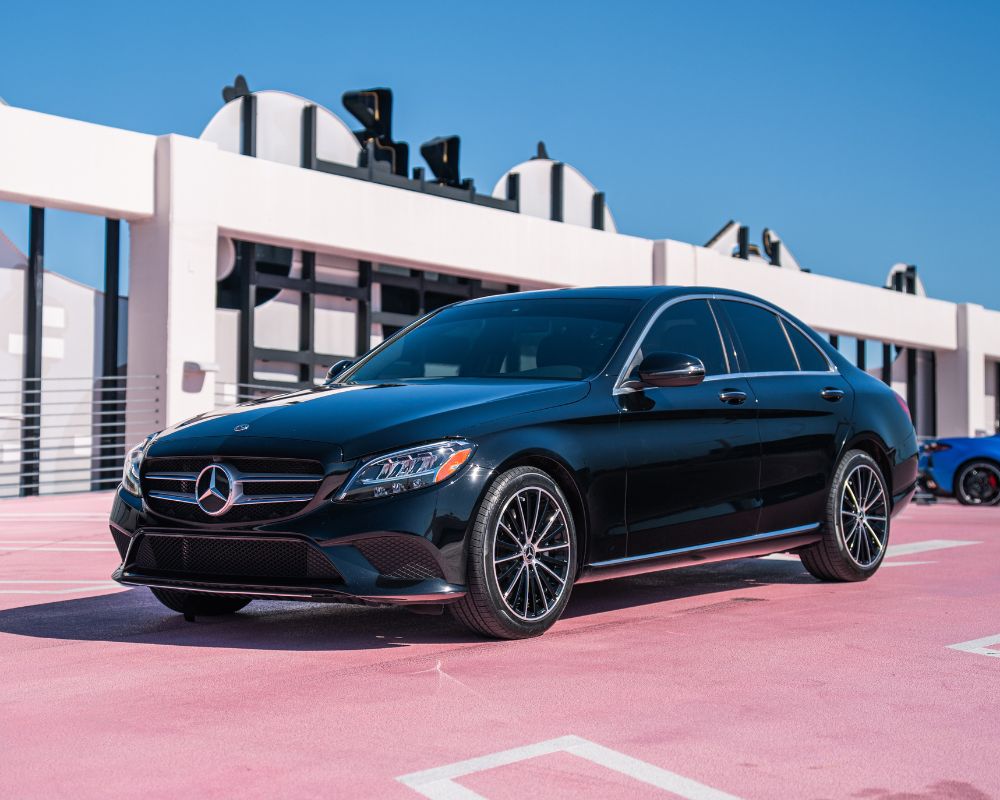Mercedez c300 Black Rental Cars Miami (15)